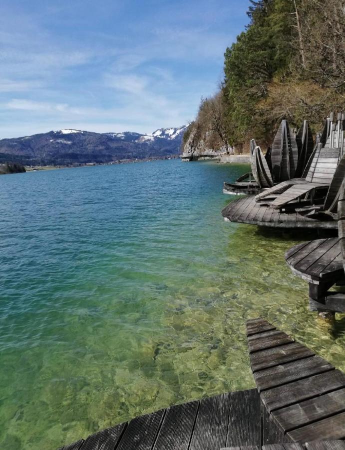 Wolfgangsee Ferienappartement „Bergliebe“ Strobl Luaran gambar