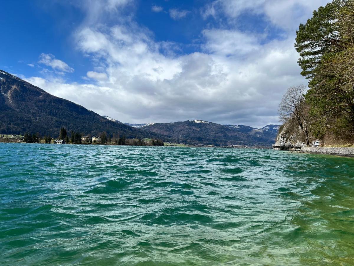Wolfgangsee Ferienappartement „Bergliebe“ Strobl Luaran gambar