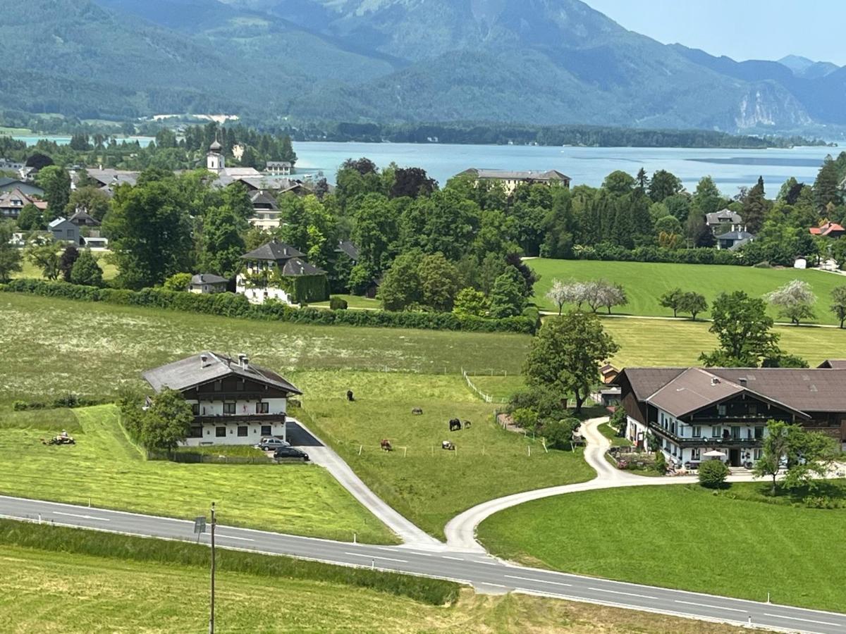 Wolfgangsee Ferienappartement „Bergliebe“ Strobl Luaran gambar